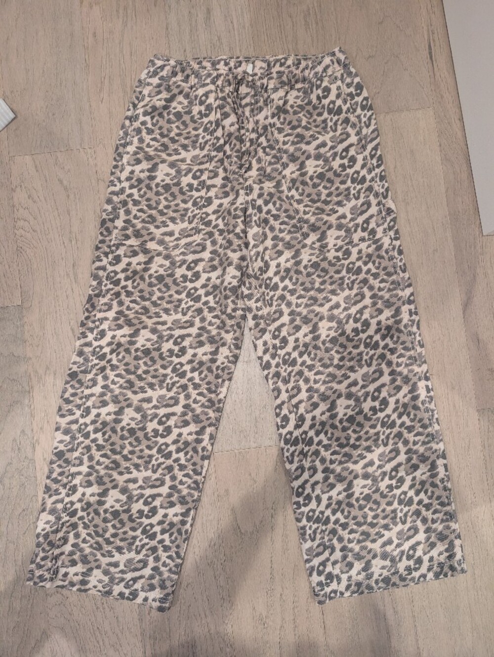 aerie Leopard Workwear pant